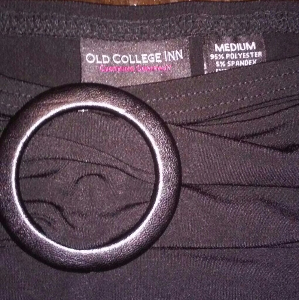 3/$15 6/$25 Black Spandex Midi Skirt